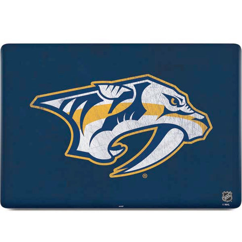 NHL Nashville Predators Distressed MacBook Skins